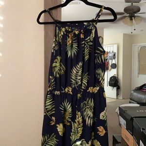 Summer Dress Navy Blue